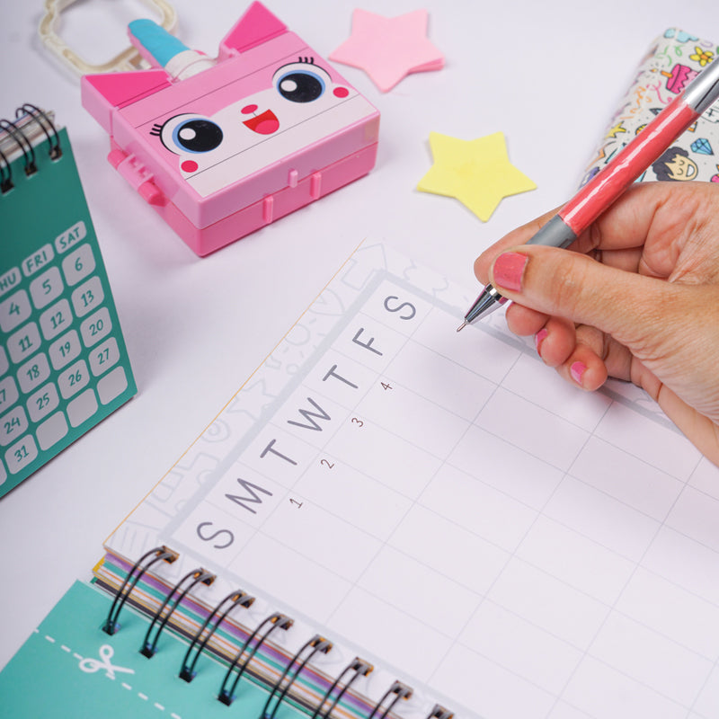 The Positivity Planner 2025 - Fun Orange Food Themed Printed Planner