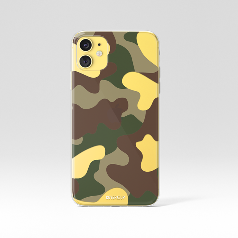 Jungle Camo Clear Silicone Case