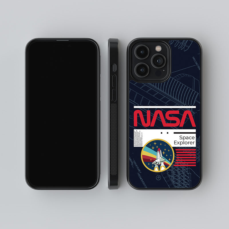 NASA Space Explorer Glass Case