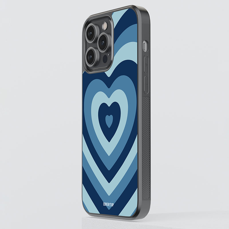 Ocean Hearts Glass Case