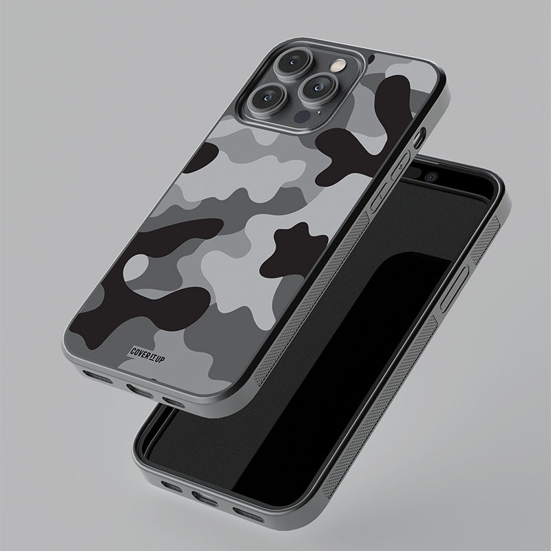 Mono Camo Glass Case
