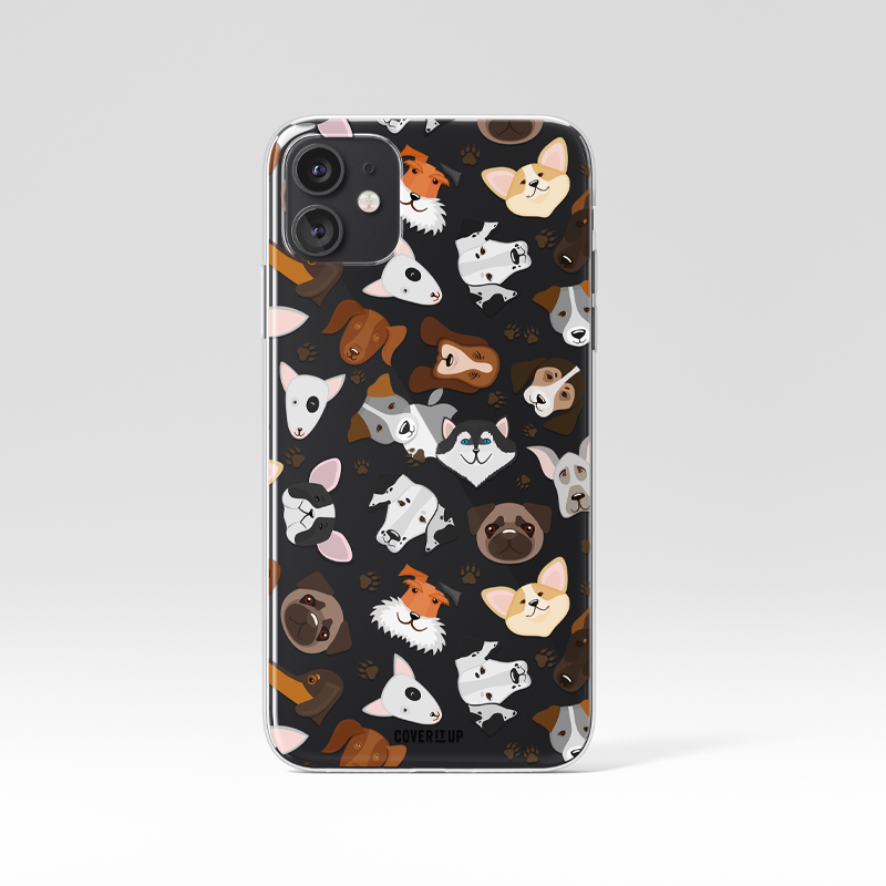 Pawsitive Vibes Only Clear Silicone Case