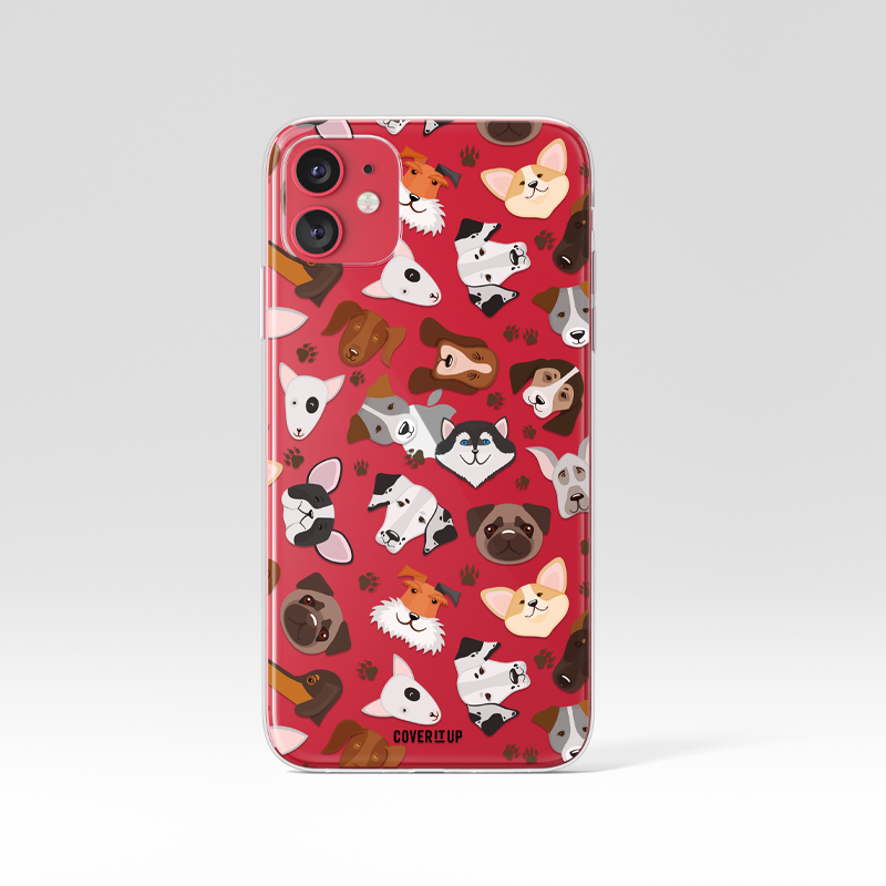 Pawsitive Vibes Only Clear Silicone Case