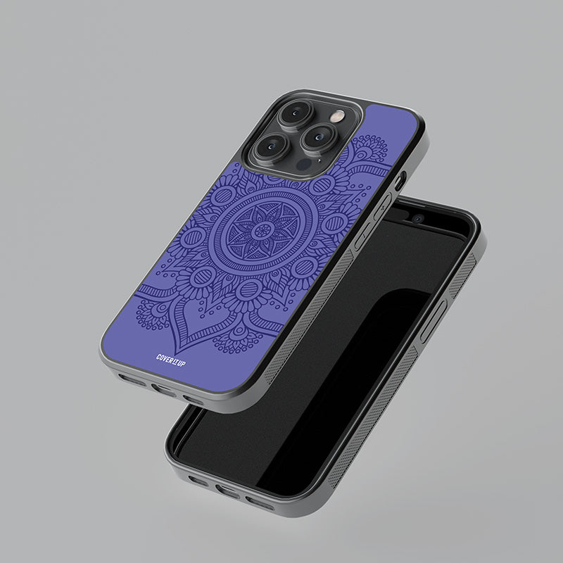 Very Peri Mandala Glass Case