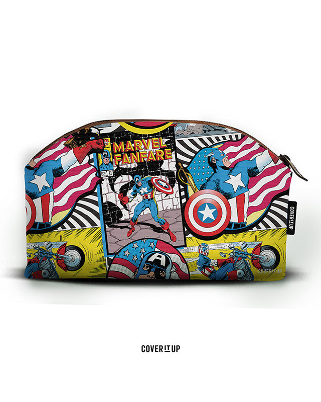 Official Marvel Vintage Captain America Classic Pouch