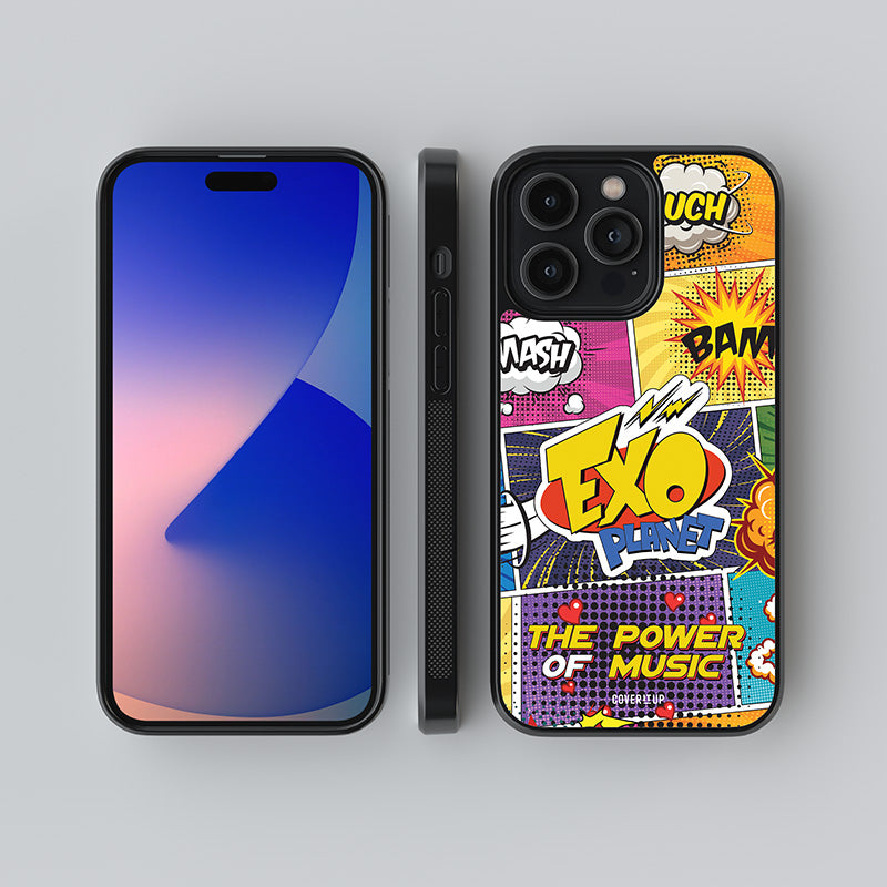 Power Of Music Glass Case