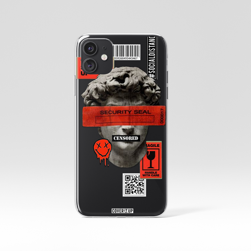 Renaissance Statue Clear Silicone Case