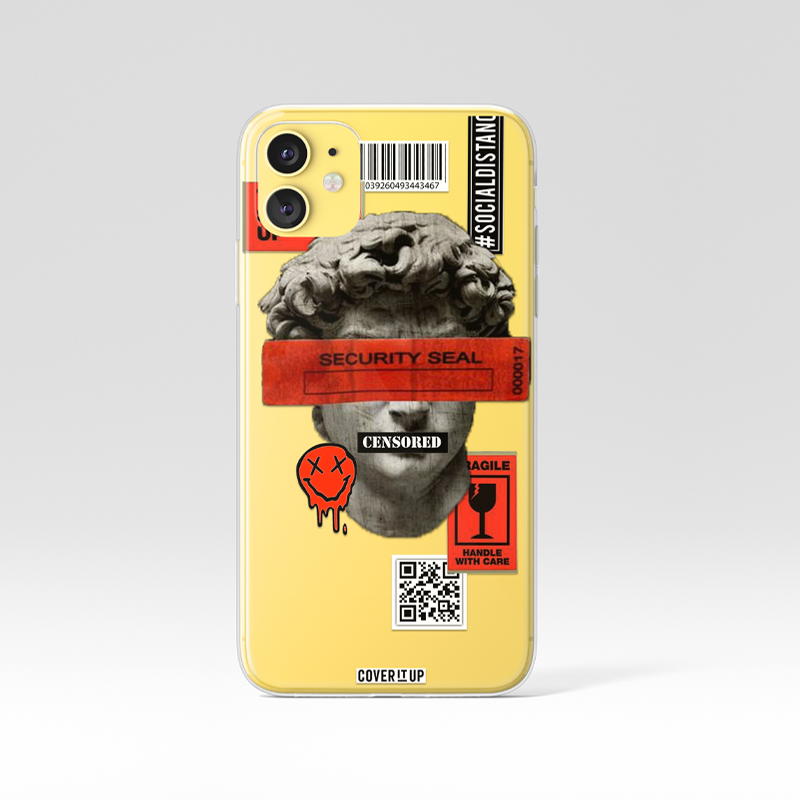 Renaissance Statue Clear Silicone Case