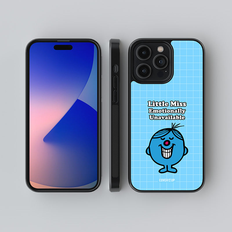 Little Miss Emotionally Unavailable Glass Case