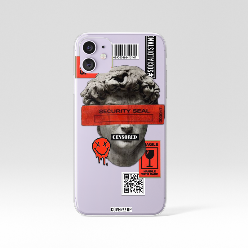 Renaissance Statue Clear Silicone Case
