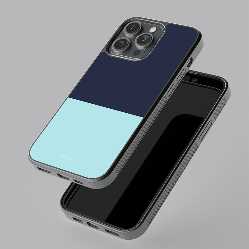 Minimal Blues Glass Case