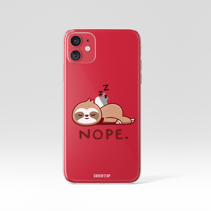 Sloth Clear Silicone Case