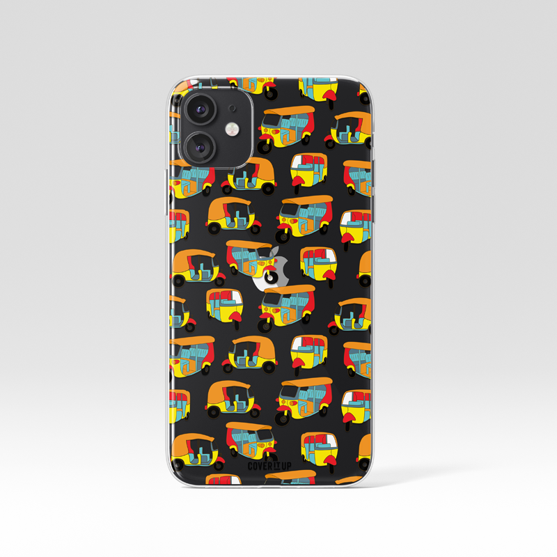 Tuk Tuk Rickshaw Clear Silicone Case