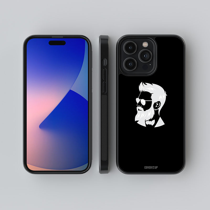 Guy In Sunglasses Glass Case