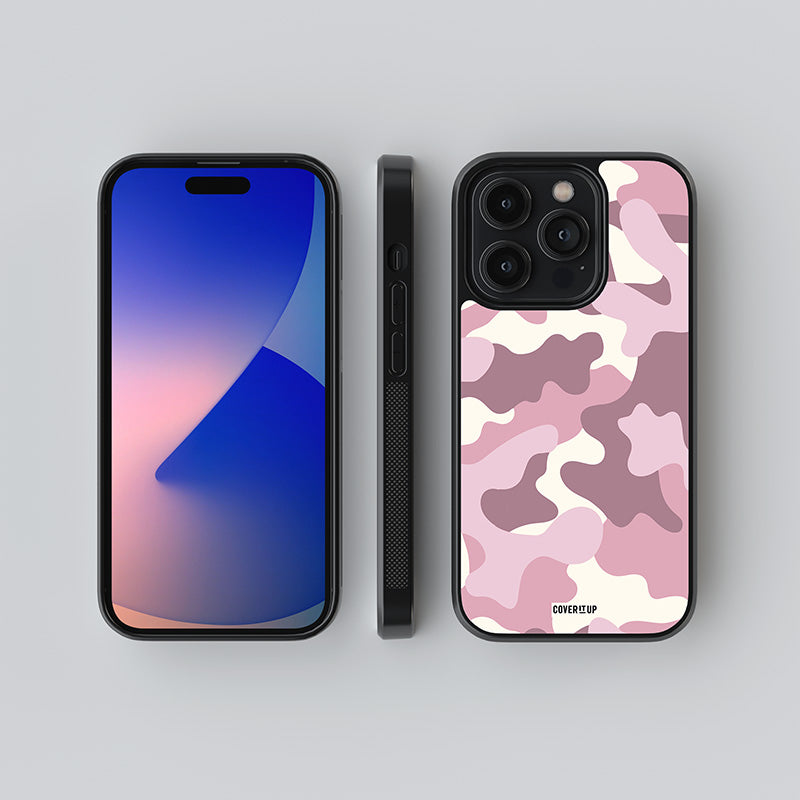 Bubblegum Camo Glass Case