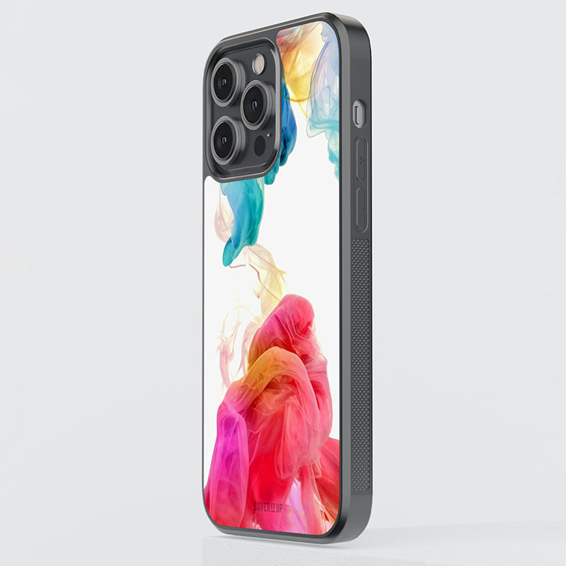 Colorful Splash Glass Case
