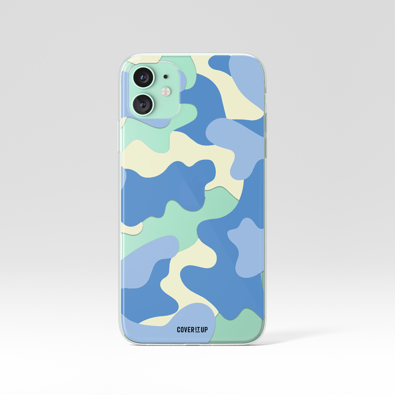 Wave Camo Clear Silicone Case