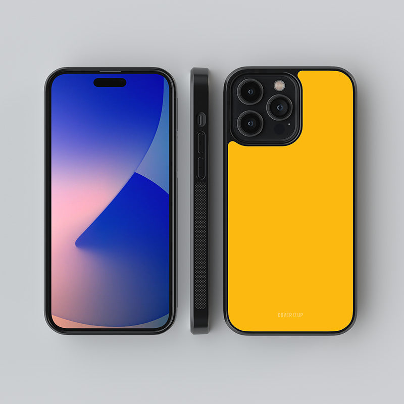 Gold Yellow Glass Case