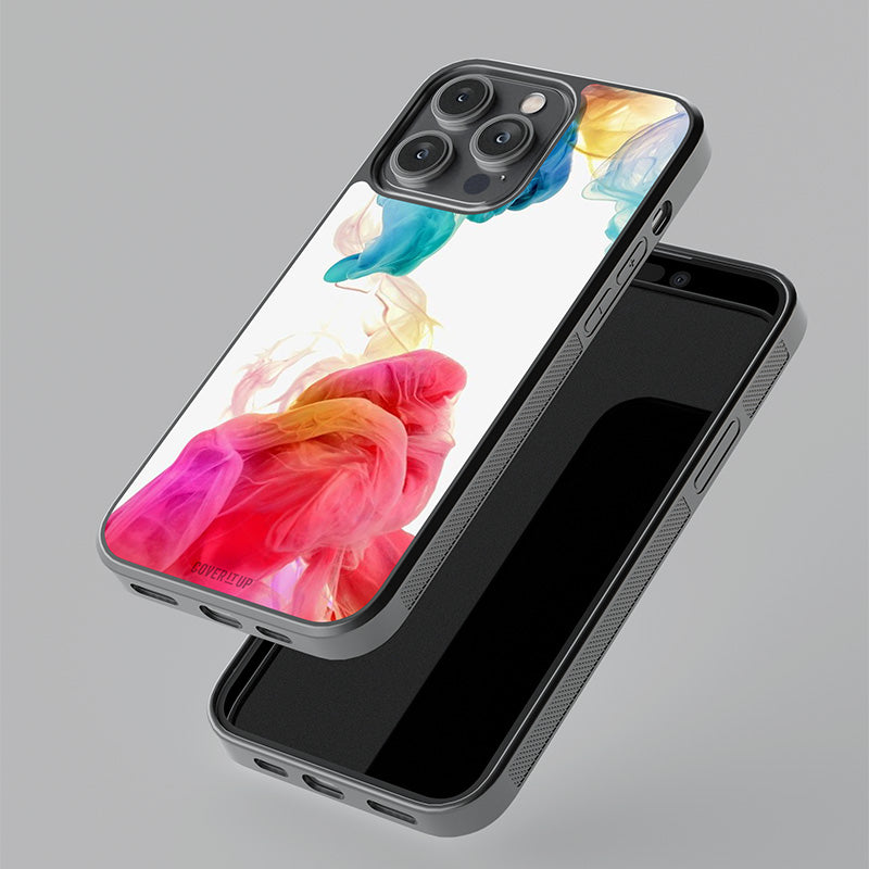 Colorful Splash Glass Case