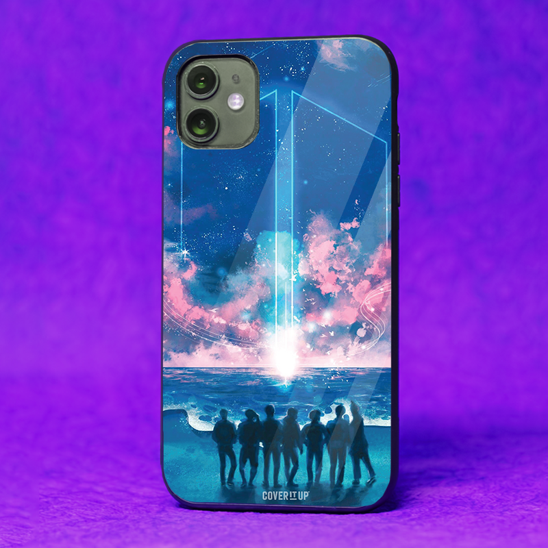 BTS Army Starry Sky Glass Case