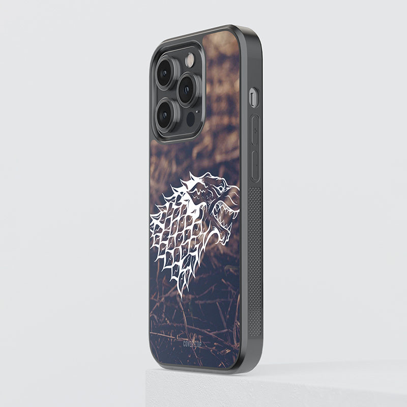 Wolf In The Wild Glass Case