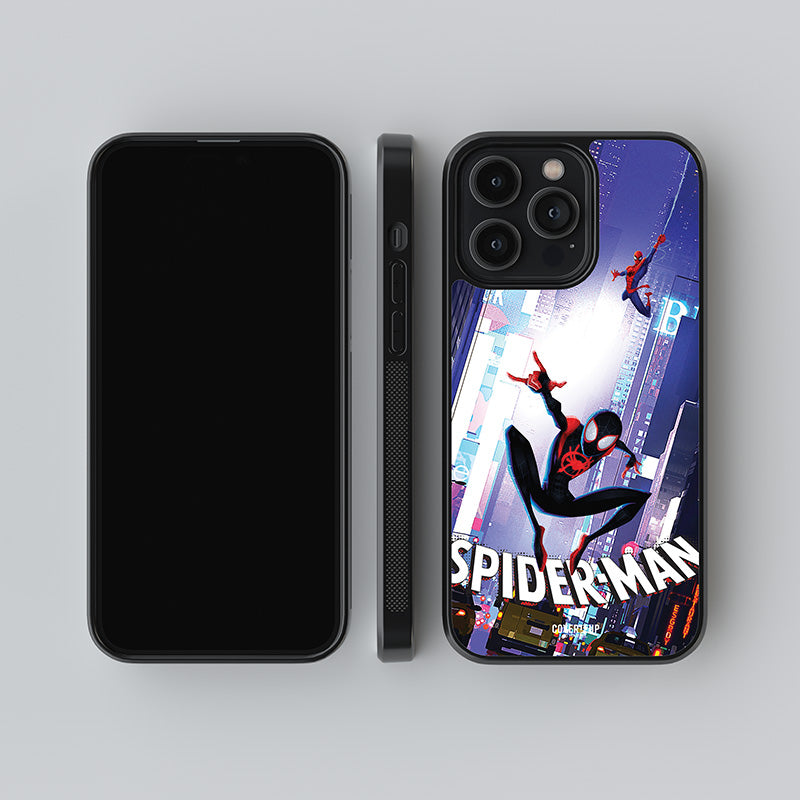 Official Marvel Spider-Man Into The Spider Verse Glass Case