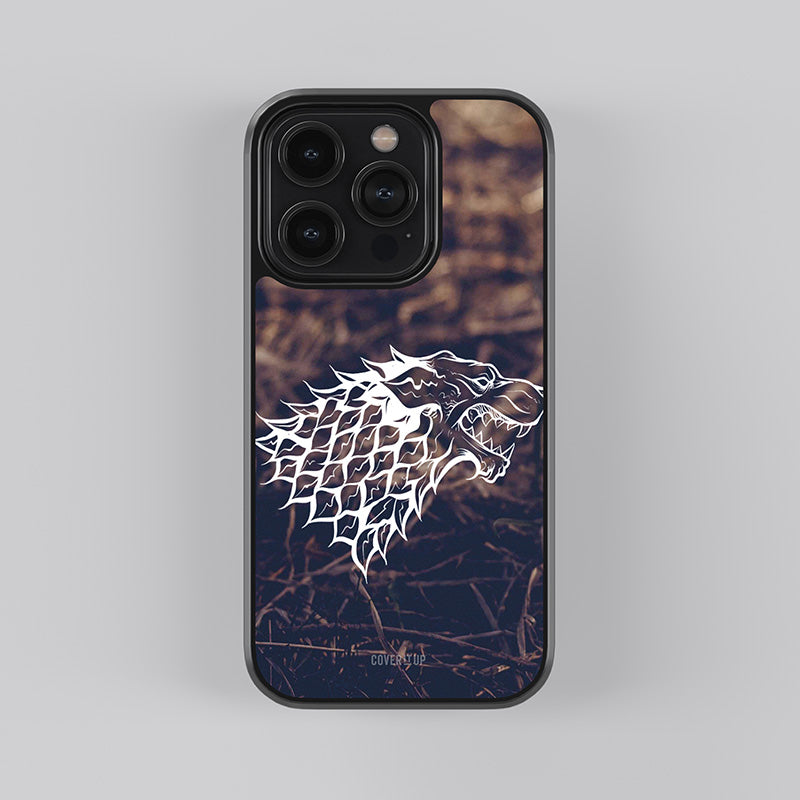 Wolf In The Wild Glass Case