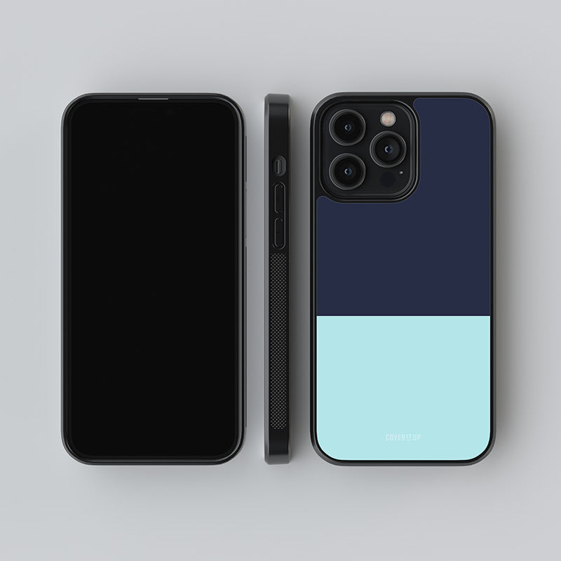 Minimal Blues Glass Case
