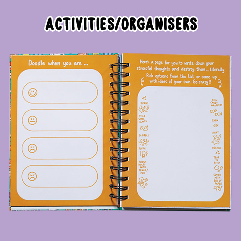 The Positivity Planner 2025 - Fun Yellow Animal Themed Printed Planner