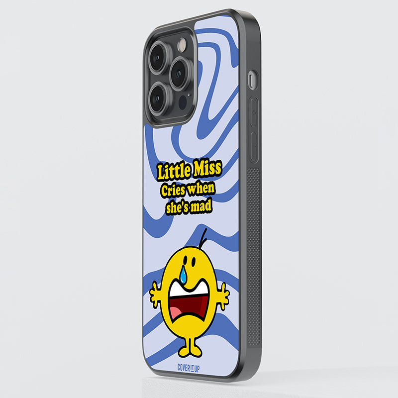 Little Miss Cries When She's Mad Glass Case