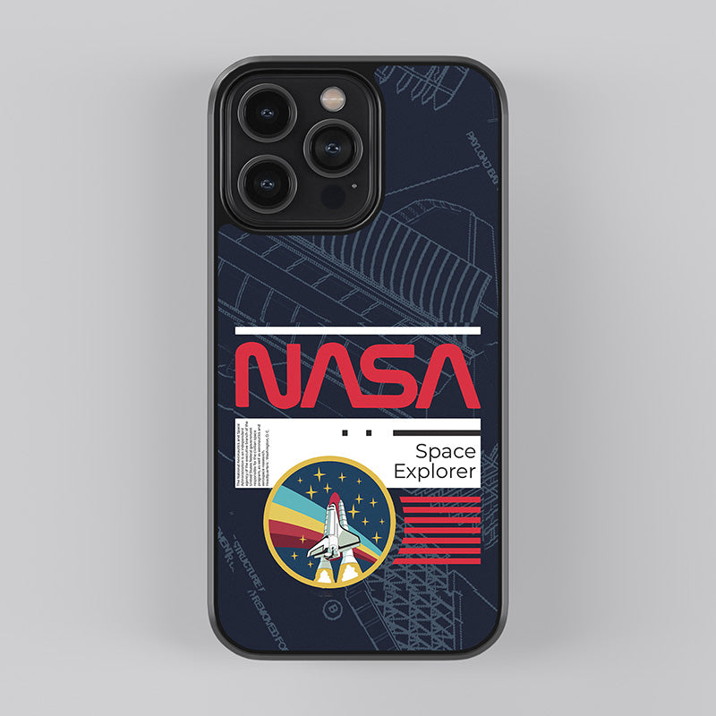 NASA Space Explorer Glass Case
