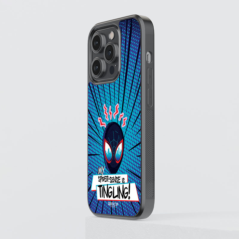 Official Marvel Spider Verse Spidey Sense Tingling Glass Case