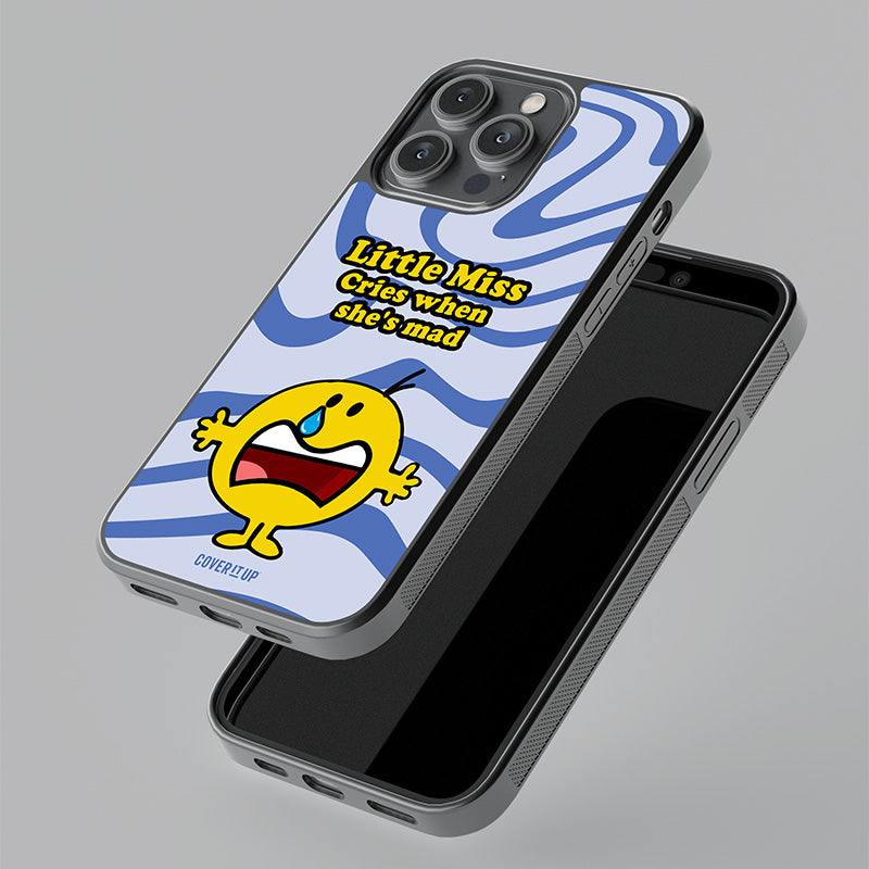 Little Miss Cries When She's Mad Glass Case