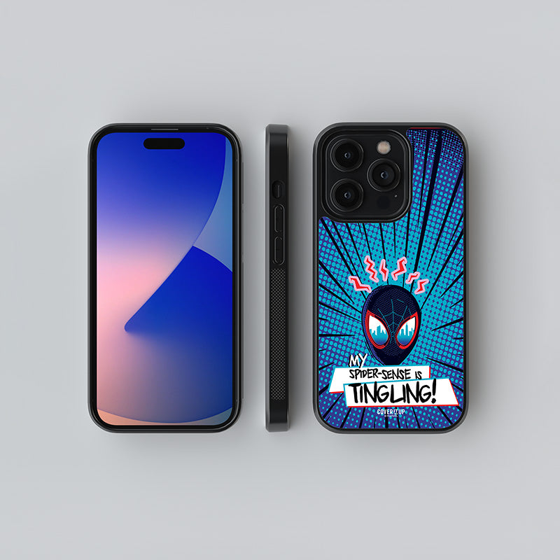 Official Marvel Spider Verse Spidey Sense Tingling Glass Case