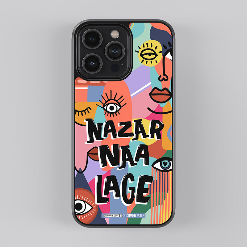 Nazar Naa Lage Glass Case