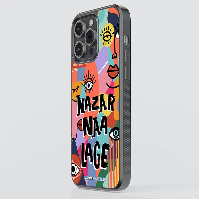 Nazar Naa Lage Glass Case