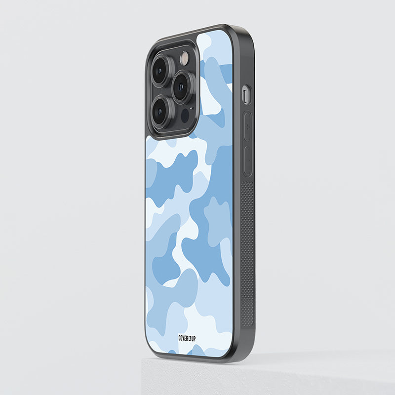 Sky Camo Glass Case