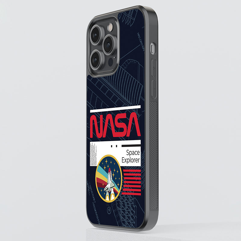 NASA Space Explorer Glass Case