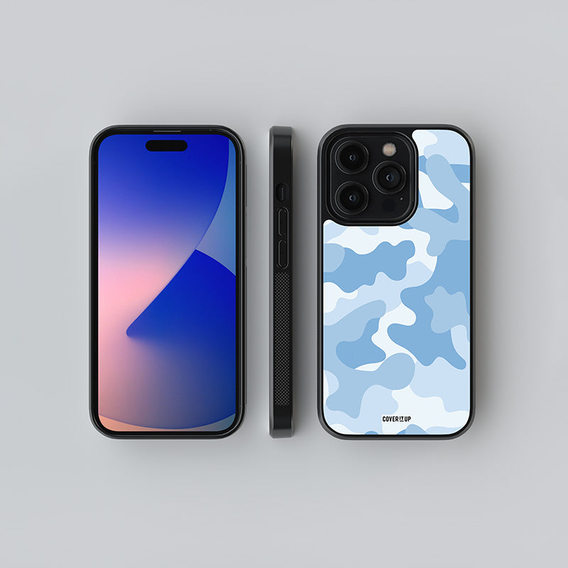 Sky Camo Glass Case
