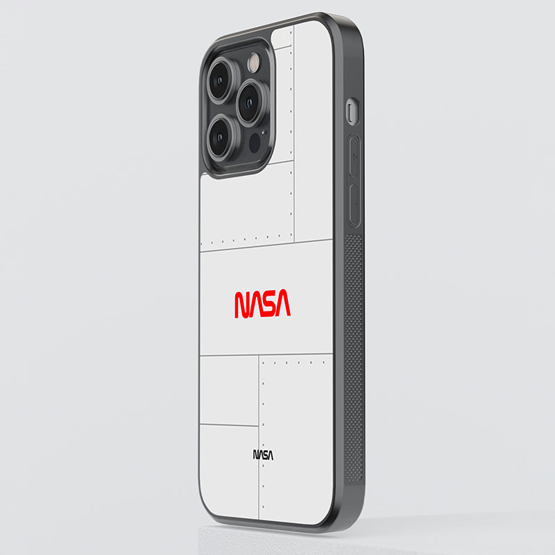 NASA Worm Logo Glass Case