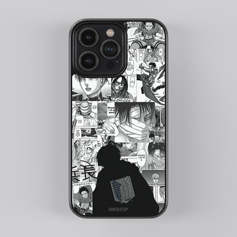 Levi Ackamen Manga Glass Case
