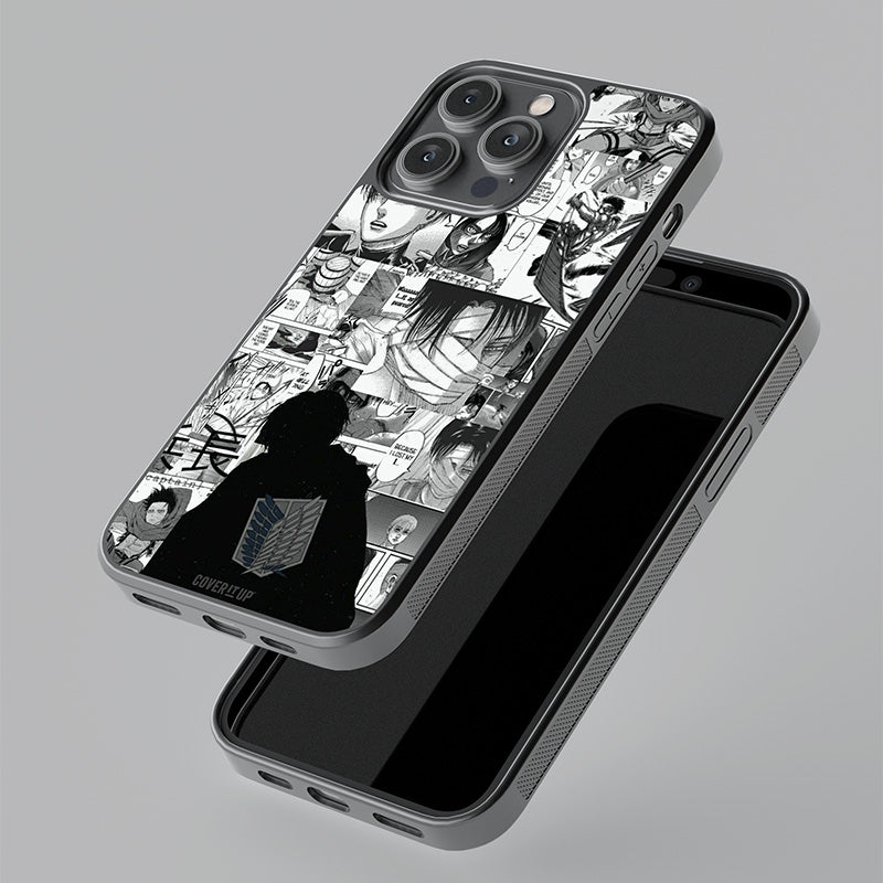 Levi Ackamen Manga Glass Case