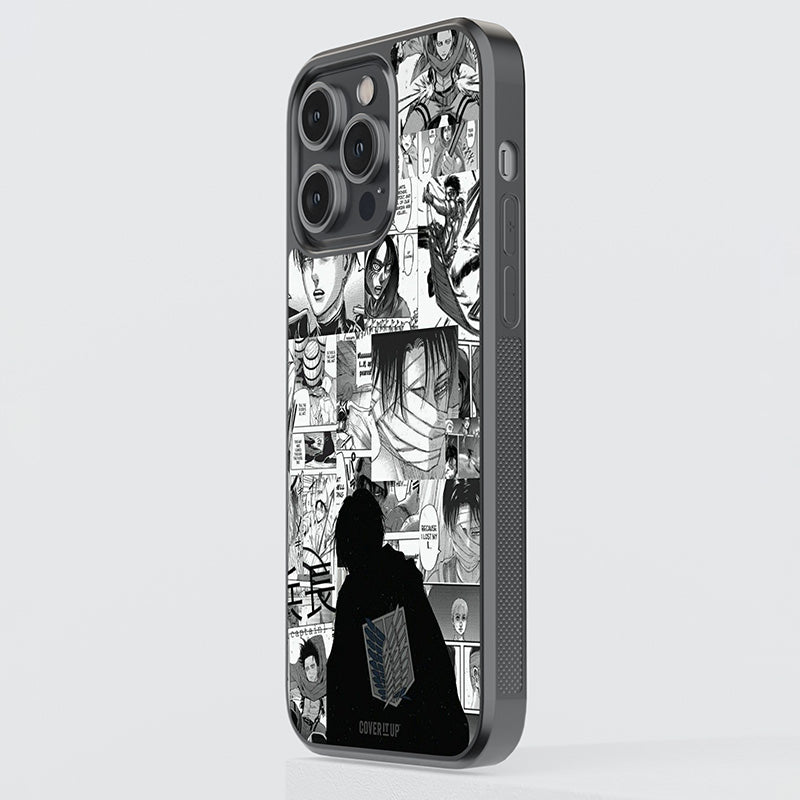Levi Ackamen Manga Glass Case