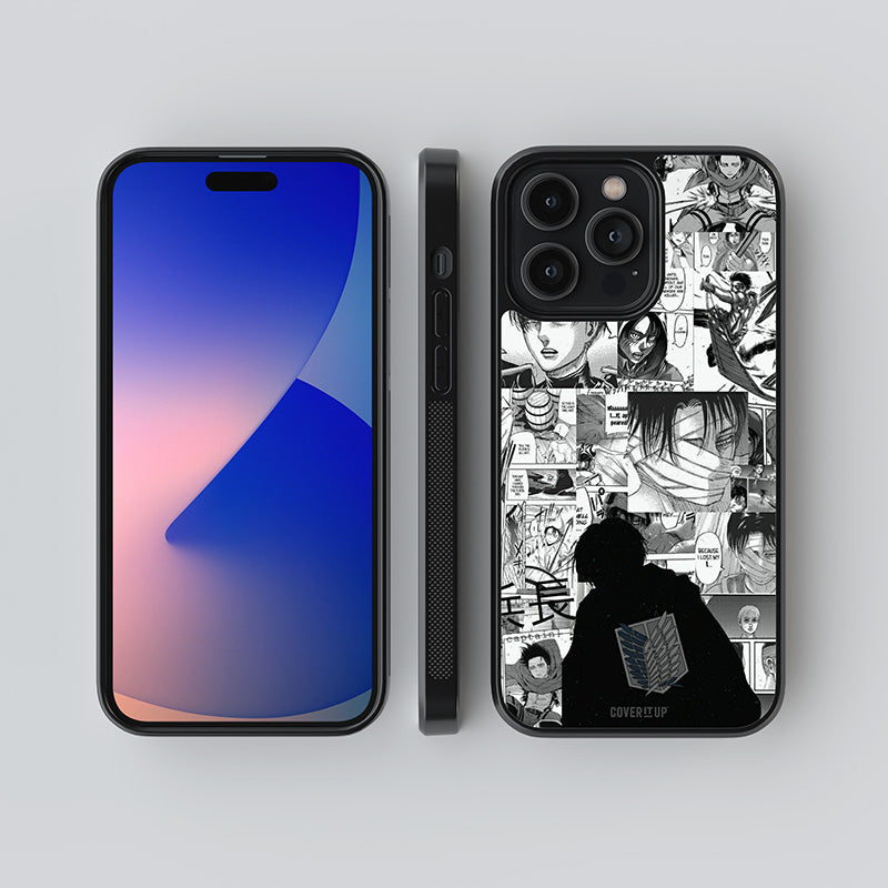 Levi Ackamen Manga Glass Case