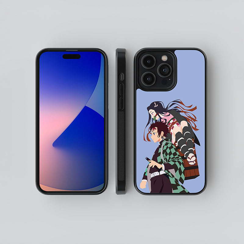 Tanjiro carrying Nezuko Glass Case