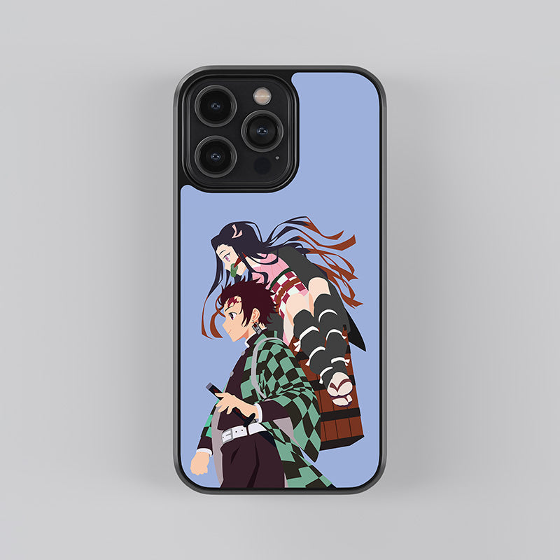 Tanjiro carrying Nezuko Glass Case