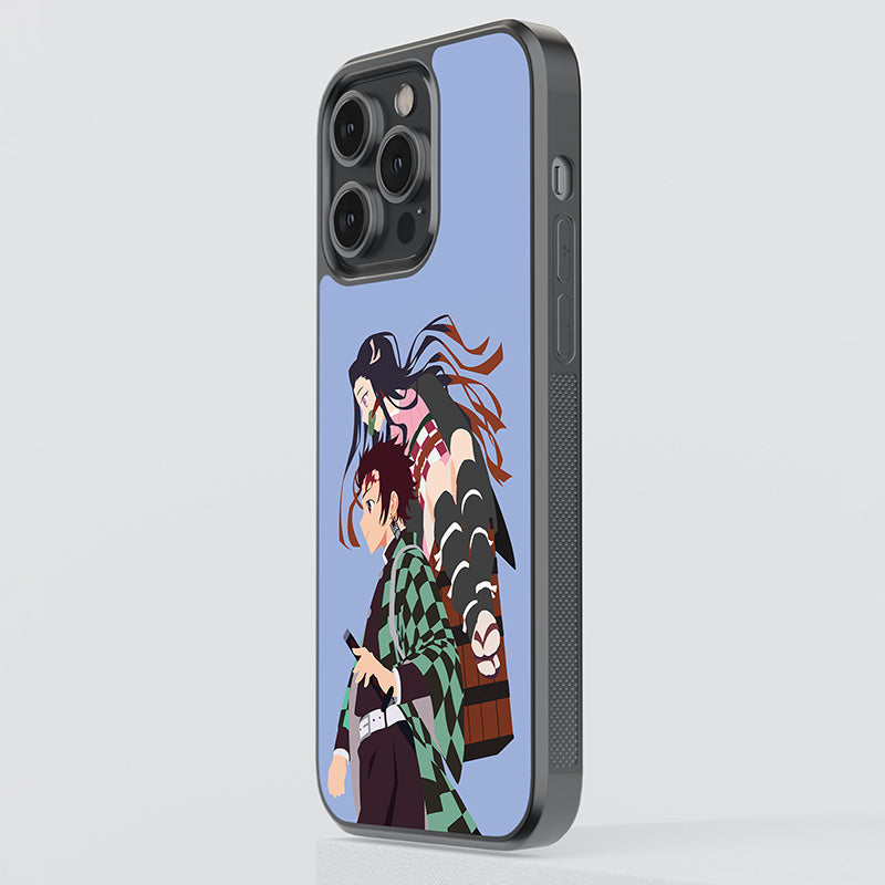 Tanjiro carrying Nezuko Glass Case
