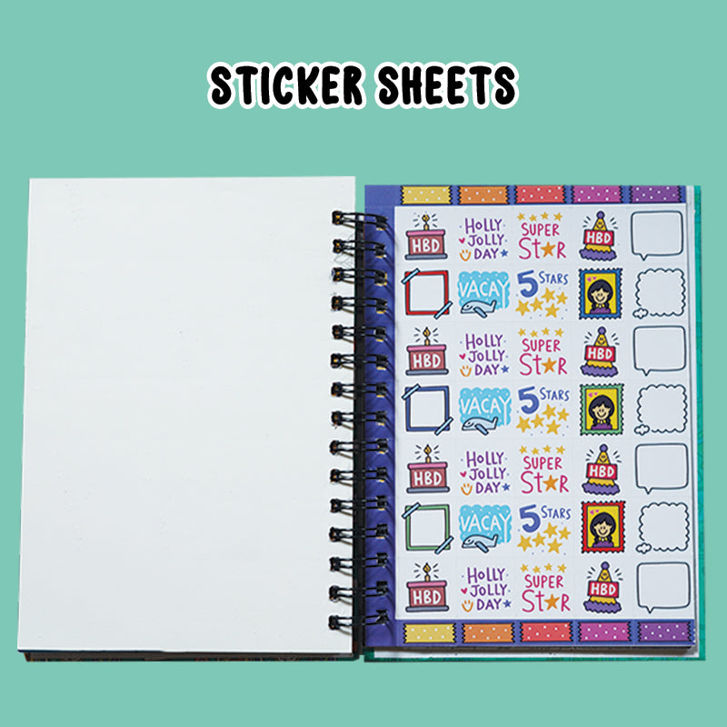 The Positivity Planner 2023 - Fun Purple Fantasy Themed Printed Planner