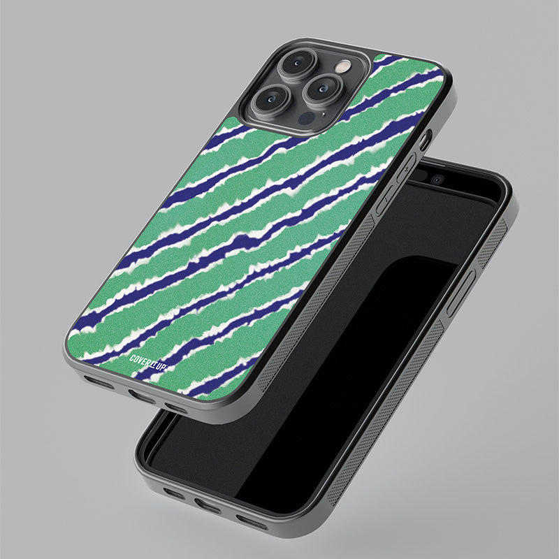 Leheriya Saree Glass Case