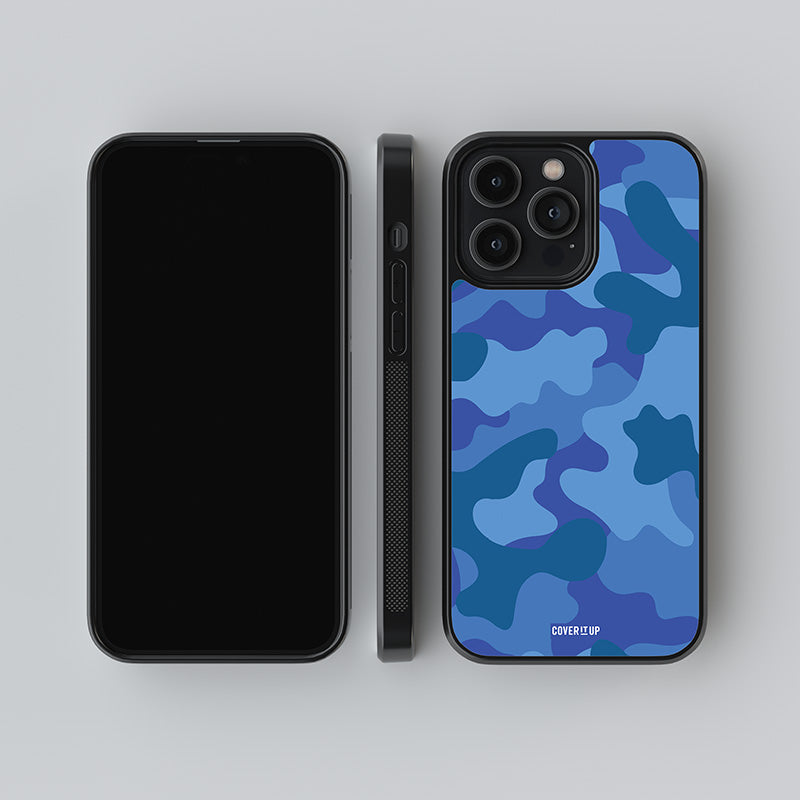Ocean Camo Glass Case